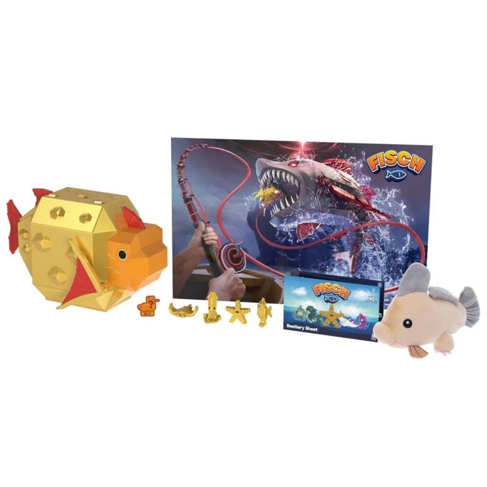 PhatMojo -  FISCH Head Bundle Action Figure Playset Gold